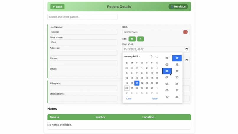MedDocs (Team #15) – screenshot 3