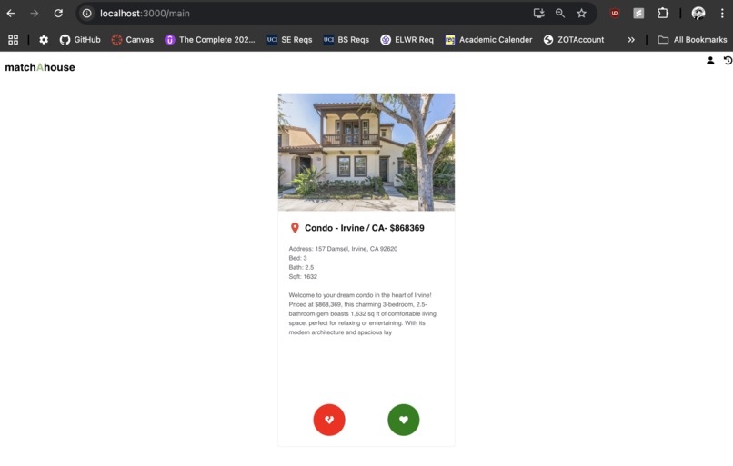 matchAhouse – screenshot 3
