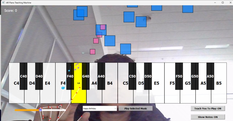 AR Piano – screenshot 2