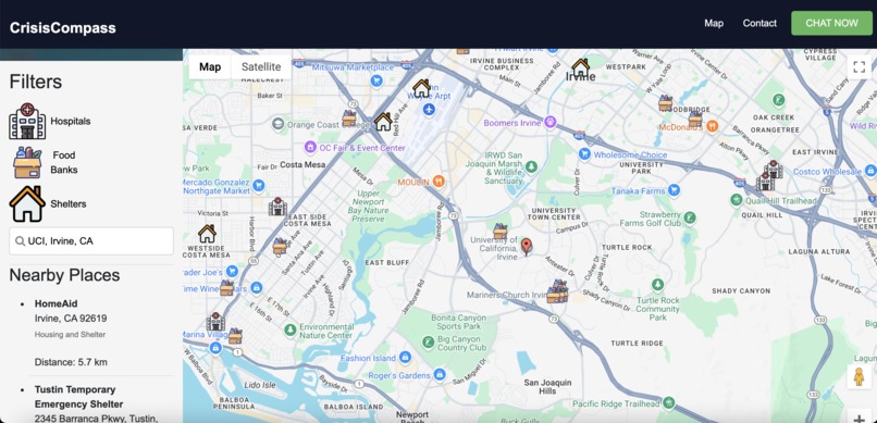 CrisisCompass – screenshot 1