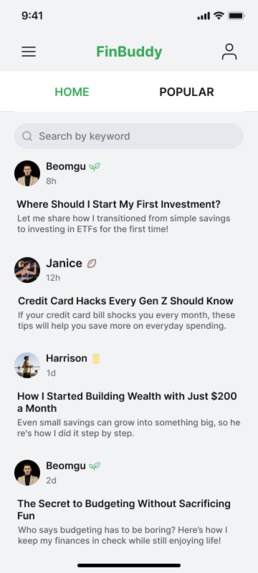 FinBuddy – screenshot 1