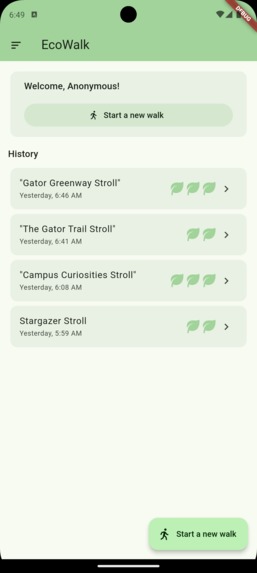 EcoWalk – screenshot 2