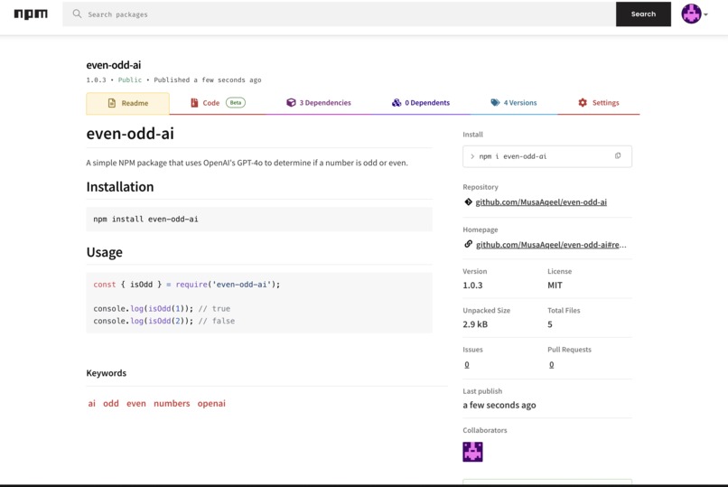 even-odd-ai – screenshot 1