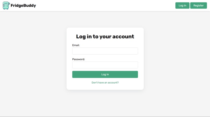 FridgeBuddy – screenshot 1