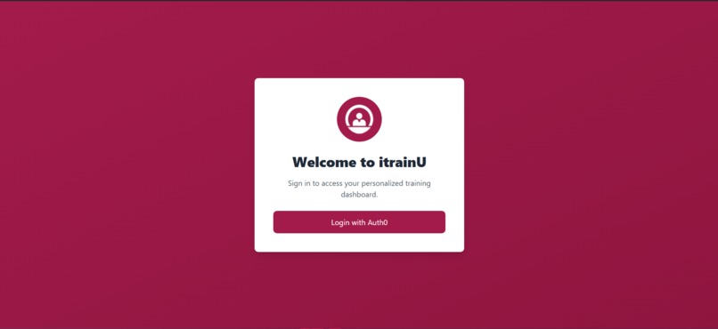 itrainU – screenshot 1