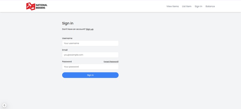 National Bidders of Canada – screenshot 4