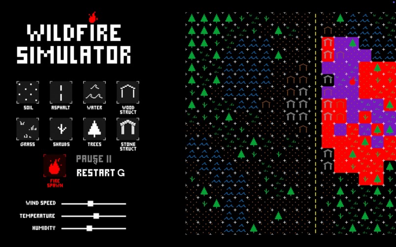 #66 - Wildfire Sim – screenshot 2