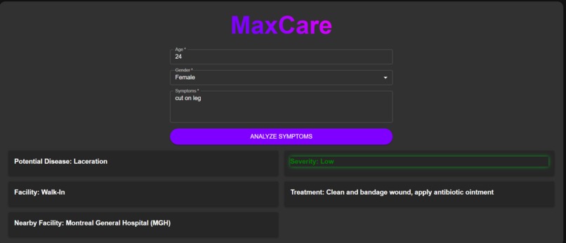 MaxCareAI – screenshot 2