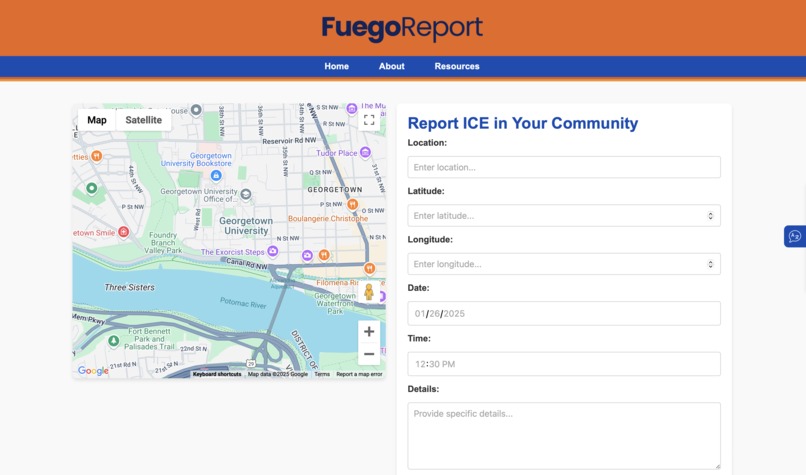 Fuego Report (Team 31) – screenshot 1