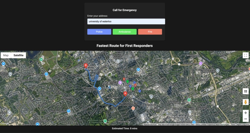 Route Optimizer for First Responders – screenshot 1