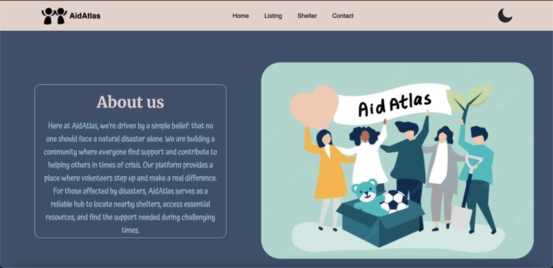 AidAtlas – screenshot 1