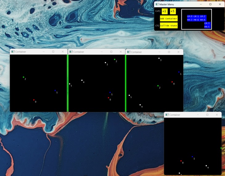 Particle containers – screenshot 1