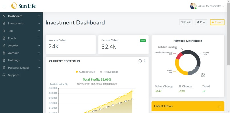 FinancialHelper – screenshot 1