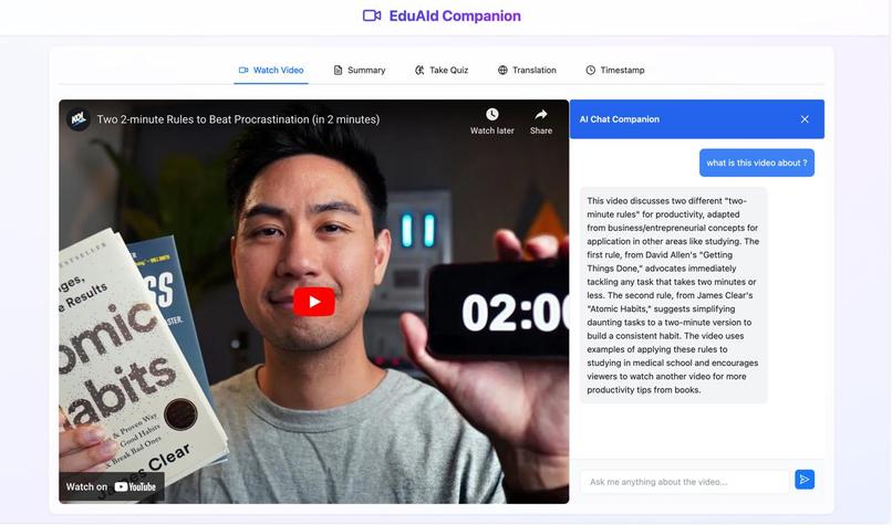 EduAId – screenshot 3