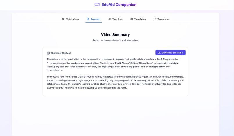 EduAId – screenshot 4