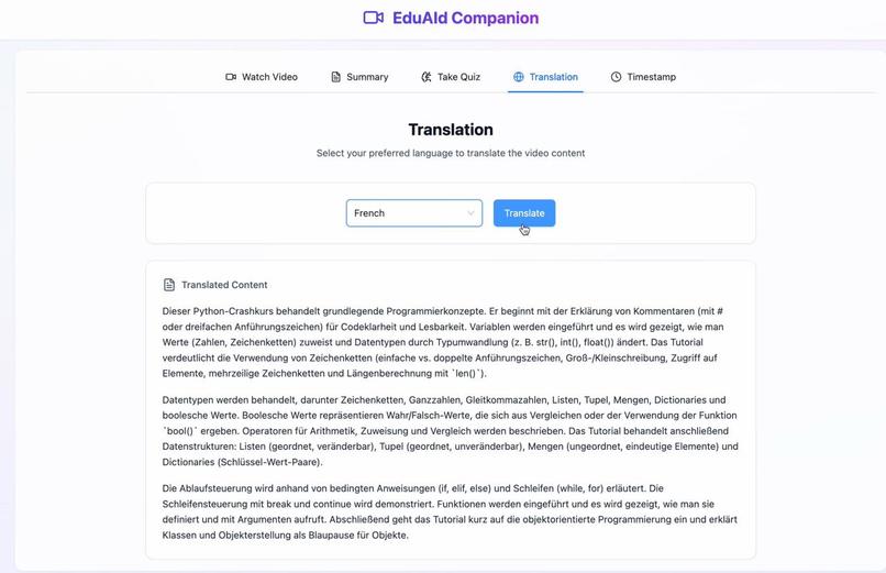 EduAId – screenshot 8