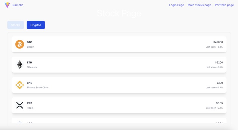 SunFolio – screenshot 4