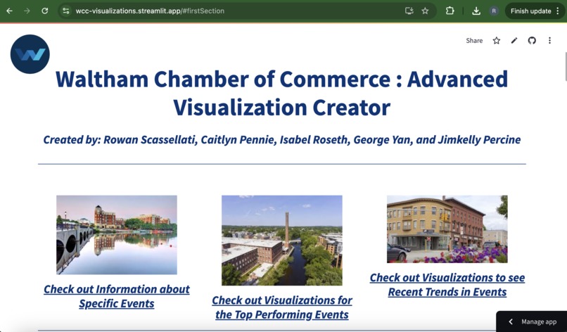 Data and Marketing Redesign - Waltham Chamber of Commerce – screenshot 1