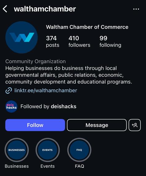 Data and Marketing Redesign - Waltham Chamber of Commerce – screenshot 6