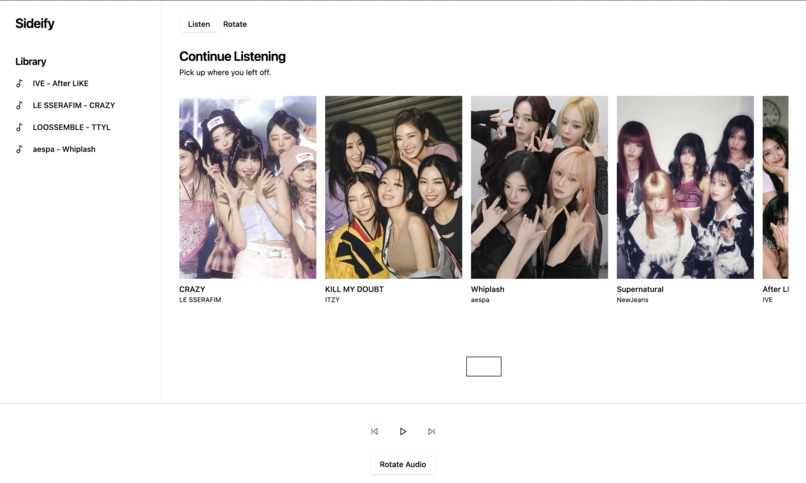 Sideify – screenshot 1
