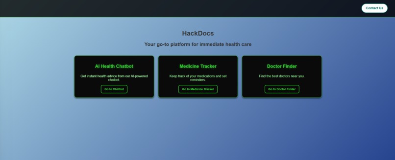 HackDocs – screenshot 1