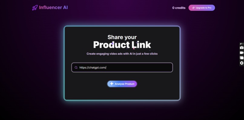 Influencer AI – screenshot 3