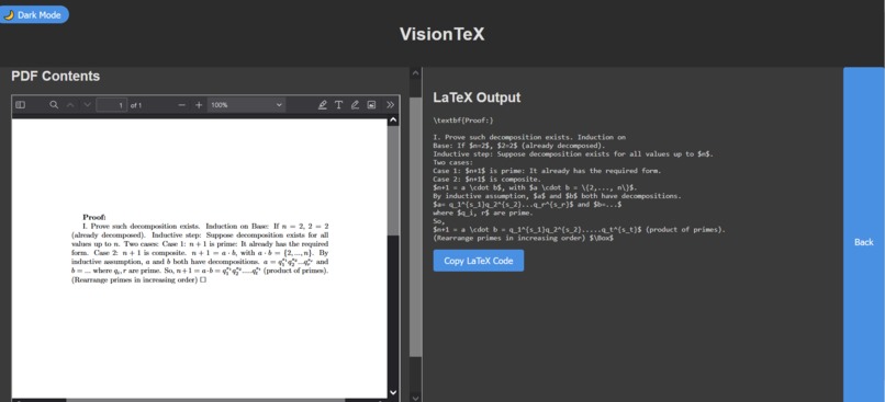 VisionTex – screenshot 2