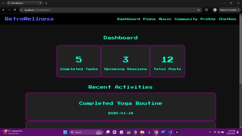 RetroWellness – screenshot 3