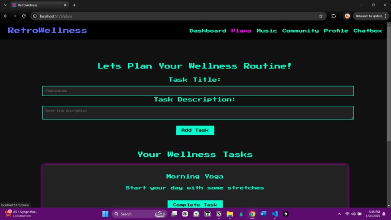 RetroWellness – screenshot 5
