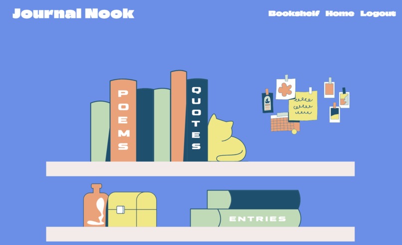 Journal nook  – screenshot 2