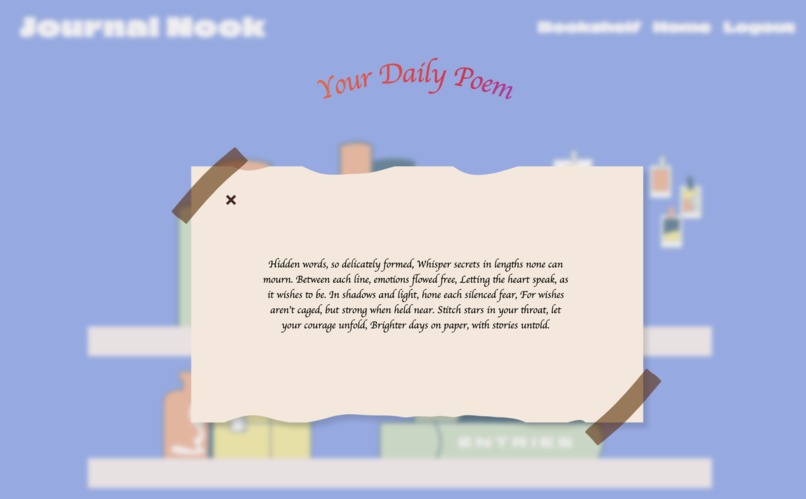 Journal nook  – screenshot 3