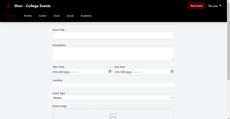 Dion - College Events – screenshot 3