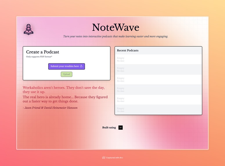 NoteWave – screenshot 1