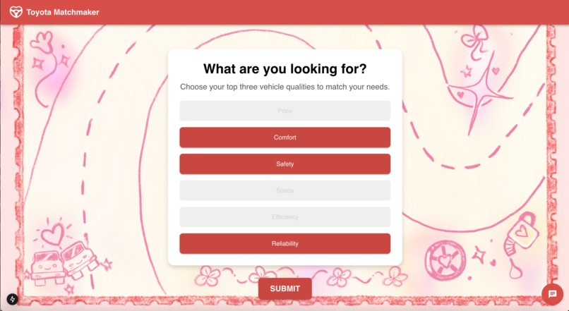 Toyota Matchmaker – screenshot 3