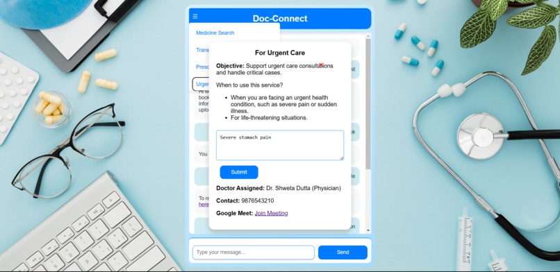 CuraBot: Your AI-Powered Smart Healthcare Assistant – screenshot 3
