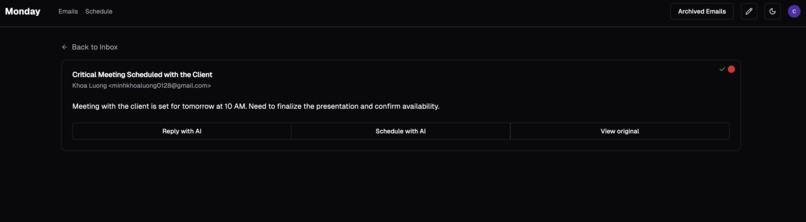 Monday Productivity – screenshot 1