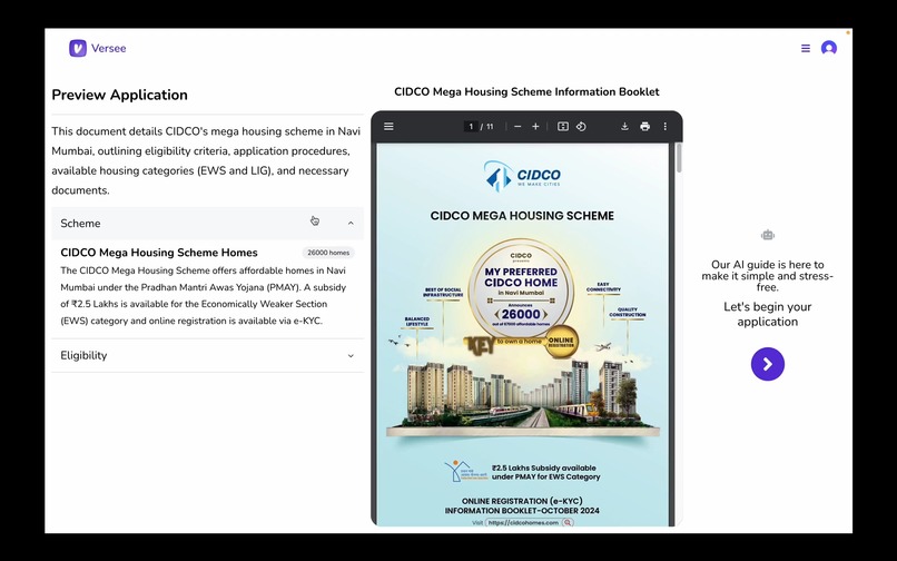 Versee – screenshot 2
