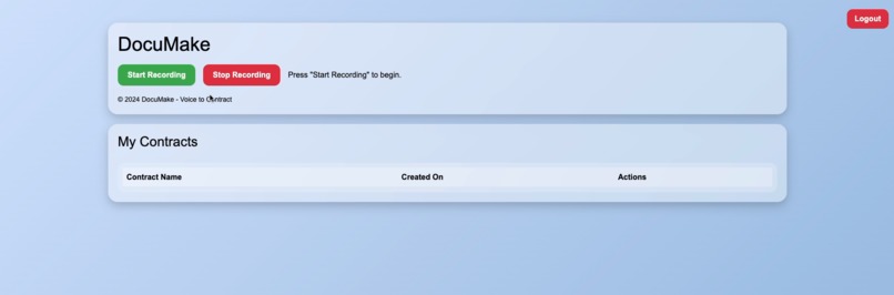 DocuMake - Voice to Contract – screenshot 2