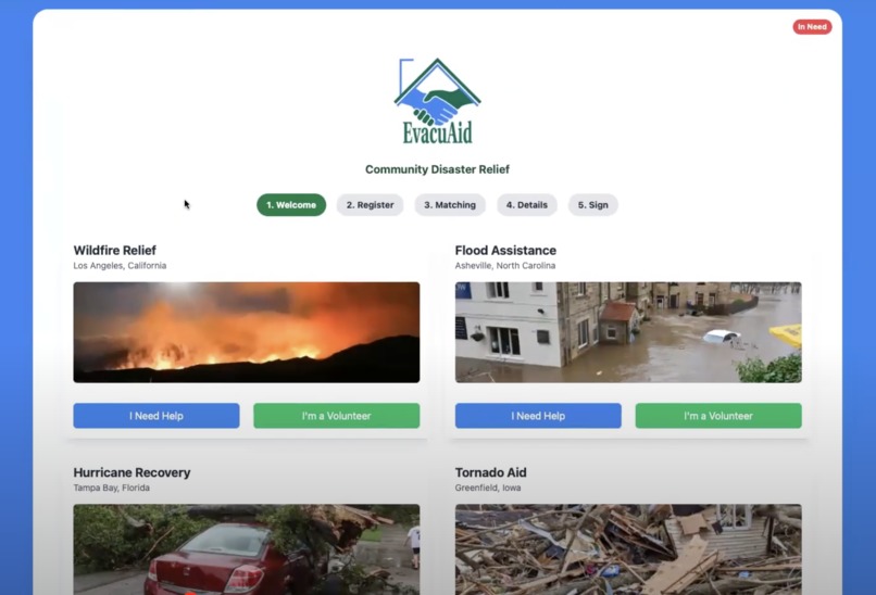 EvacuAid – screenshot 2
