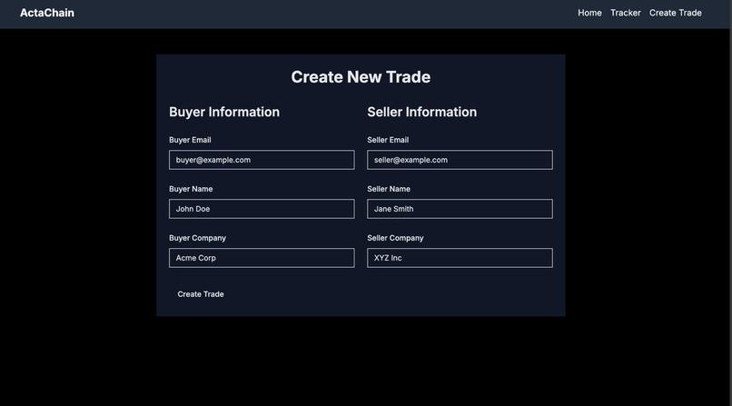 ActaChain – screenshot 3