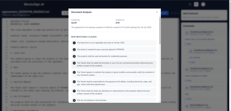 Blockusign.ai – screenshot 3