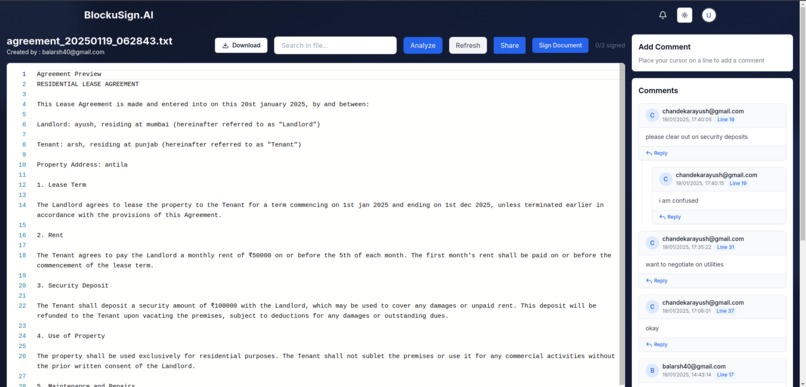 Blockusign.ai – screenshot 5