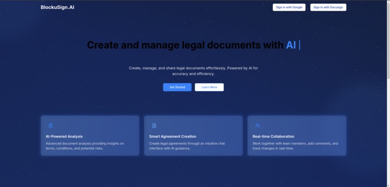 Blockusign.ai – screenshot 2