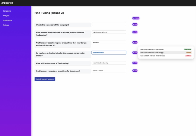 ImpactHub – screenshot 2