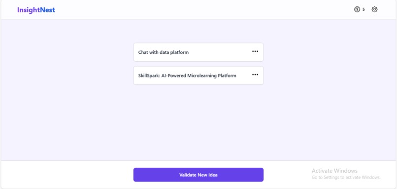 Insight nest – screenshot 1
