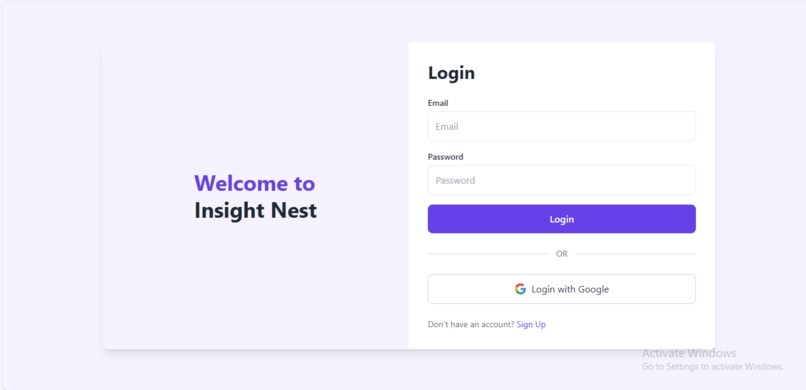 Insight nest – screenshot 2
