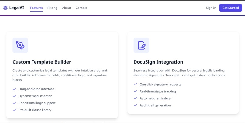 Legal AI – screenshot 2