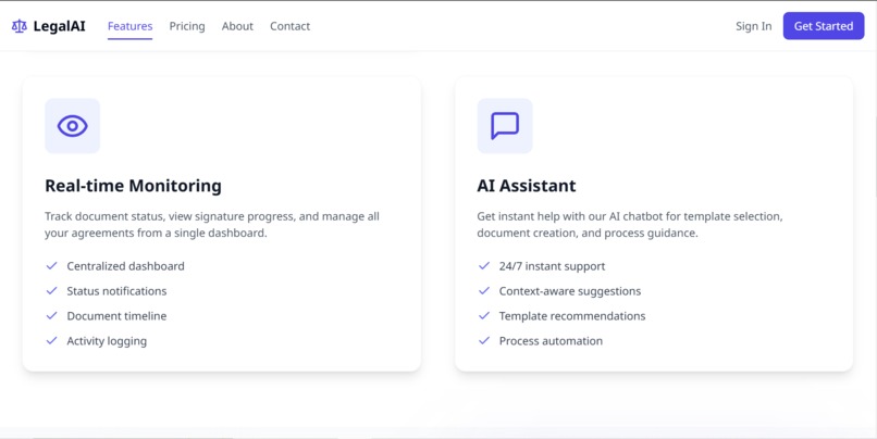 Legal AI – screenshot 3