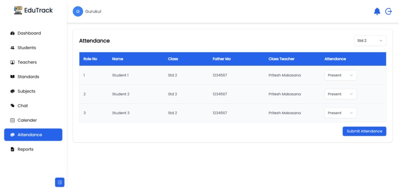 Edutrack – screenshot 2