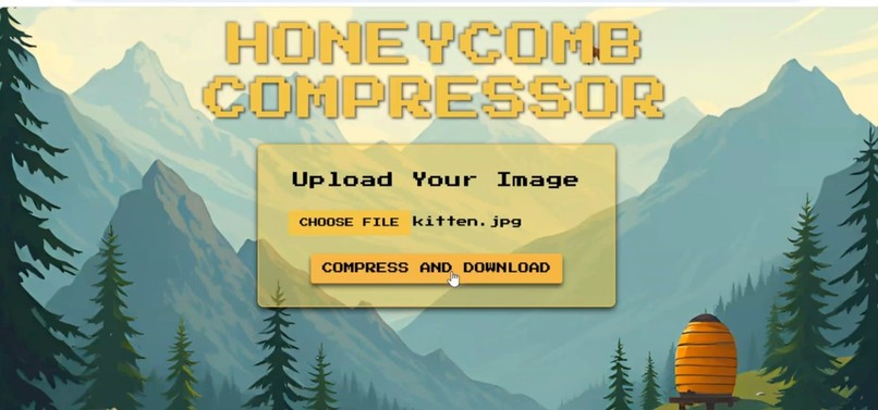 Honeycomb Image Compressor – screenshot 1